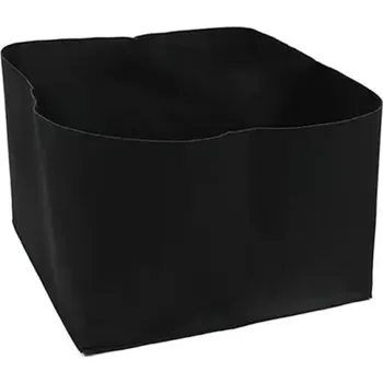 Květináč Textilní pytel na pěstování zeleniny 30x30x30 cm černý