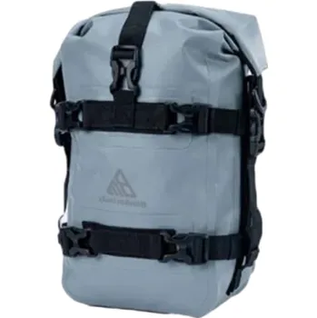 Zabezpečení motocyklu Voděodolná brašna na nárazník motocyklu Plato 500D pro BMW a HONDA Brašna na nářadí s teflonovým povlakem Odolná proti oděru a nečistotám šedá