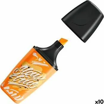 Zvýrazňovač Stabilo BOSS MINI STAY TRUE Oranžová (Sada 10 ks)