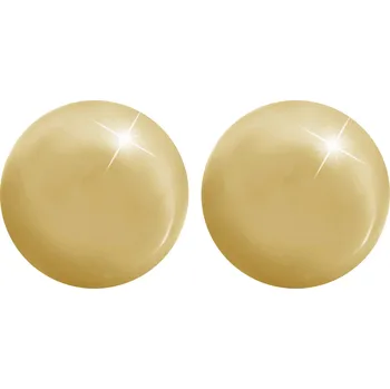 Módní doplněk JSB bijoux s.r.o. Zlaté ocelové náušnice puzety koule