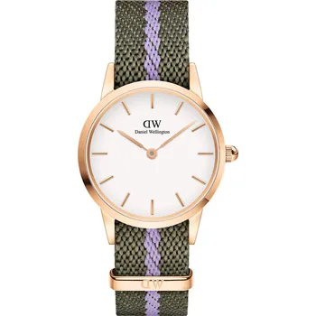 Hodinky Daniel Wellington DW00100680 Iconic NATO Green/Purple 28mm 3ATM
