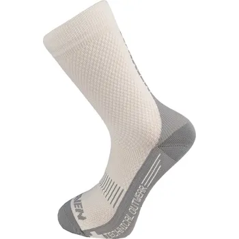 Pánské ponožky Haven Structure long sportovní ponožky white/grey - 2 páry Velikost: 42-43