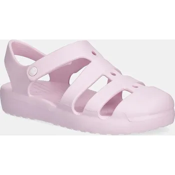 Chlapecké sandály Sandály Crocs CLASSIC FISHERMAN KIDS 210625.CROCS.CLASSIC.FI růžová 03X, EUR 29/30