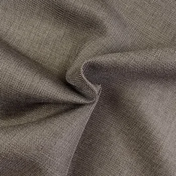 Dekorační látka Natur - Hnědá šedá