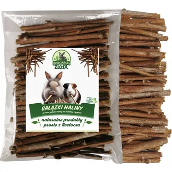 Krmivo pro hlodavce Větvičky Maliny 150g Hračka na kousání pro králíky a hlodavce - Roztoczańskie Zioła