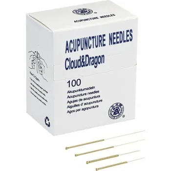 Nástroj na niť a příze Zlaté akupunkturní jehly CaD 100ks Rozměr: 0,20x40