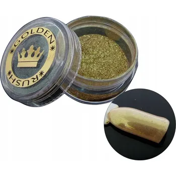 Zlatý prach na nehty Golden Rush ozdoba na manikúru 1,5 g