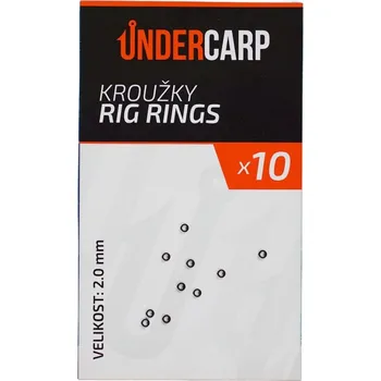 10ks - Kroužky UnderCarp Rig Rings Velikost 2,0mm