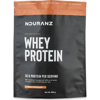 Protein WHEY PROTEIN 820G NDURANZ DOPORUČENÁ PROTEIN MLÉČNÁ ČOKOLÁDA
