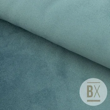 Potahová látka Velvet - Modrá Šedá tmavá