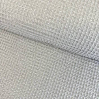 Bavlna Vafla Organic - Šedá světlá