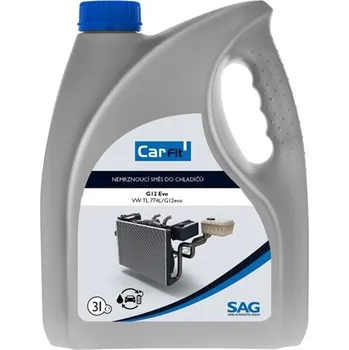 Motorový olej Nemrznoucí kapalina CarFit G12 (koncentrát do -72°C) - 3L, CARANTIEVO/3