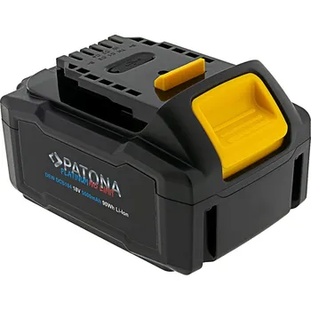 PATONA PLATINUM baterie pro DeWALT 5000mAh Baterie, 5000mAh, 90Wh, 18V, USB-C, PD65W, Li-Ion, pro nářadí Dewalt série XR 18V PT6148