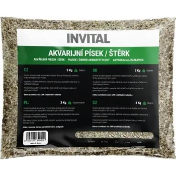 Akvarijní křemičitý písek 1-3 mm 3 kg