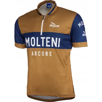 cyklistický dres Cyklistický dres Rogelli 3XL hnědý