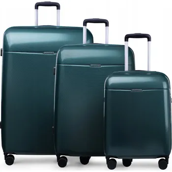 PUCCINI Sada CESTOVNÍCH KUFRŮ PC Polykarbonát 3v1 PC052 5