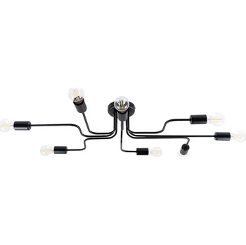 Sollux Lighting Lustr VECTOR 8 černý