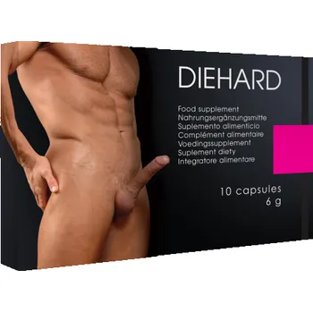 Intimní hygienický prostředek Pharmquests by Shots Die Hard Hardcore - Stimulating Capsules - 10 Pieces