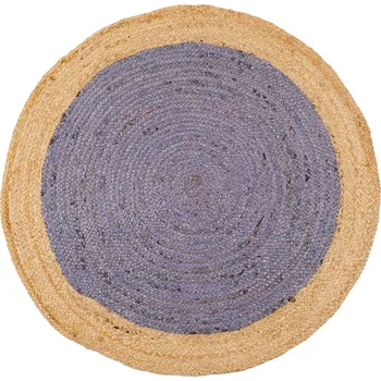 Koberec Kusový kulatý koberec JUTTA LAVANDA juta Ø 100 cm Multidecor