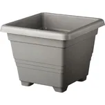 Plastia obal čtyřhranný Begonia - anthracite 50x50 cm