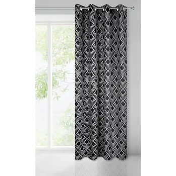 Závěs HOTOVÝ ZÁVĚS KERRY 140X250 CM ČERNÁ