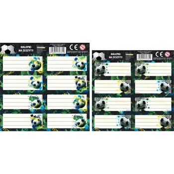 samolepka Samolepky na sešit Fotbal 20 Derform