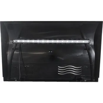Akvarijní technika INVITAL náhradní kryt s LED osvětlením pro SLIM LED 65l černá
