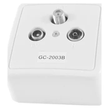 Elektrická zásuvka Elektrická Zásuvka rozbočka Begli béžová