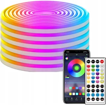 LED páska LED pásek 10M NEON RGB 720LED BLUETOOTH APLIKACE + DÁLKOVÝ OVLADAČ SADA IP65