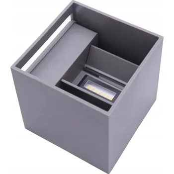 Venkovní osvětlení Venkovní nástěnné svítidlo Ledom šedé s integrovaným LED zdrojem 6 W