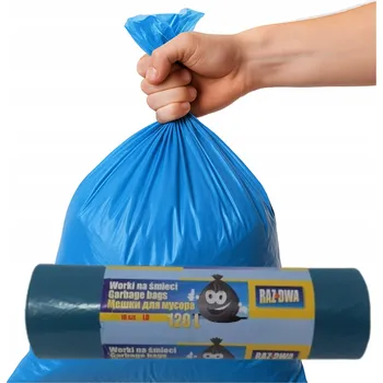 Pytle na odpadky Pytle na tříděný papír Raz Dwa 120 l, 10 ks