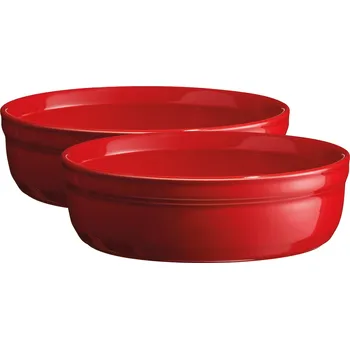 zapékací misa a miska Emile Henry Créme brulée miska 13 cm 2 ks granátové