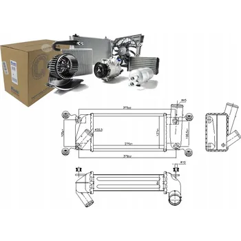 Chladič motoru Nissens 96263 Chladič stlačeného vzduchu (Intercooler)