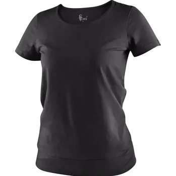 Tričko CXS EMILY, dámské, krátký rukáv, černé Velikost: XXL