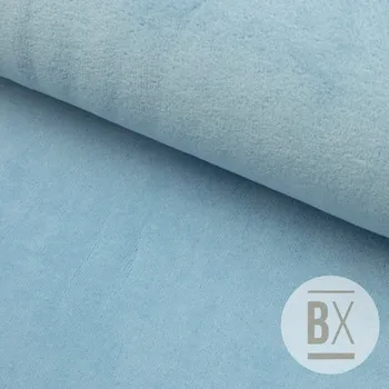 Velur Nicky Uni - Modrá světlá