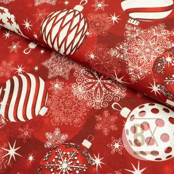 Španělska Loneta - Christmas Balls Dark Red