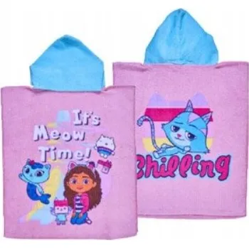 Plážová osuška Carbotex Koci domek Gabi 115 cm x 50 cm Koupací pončo