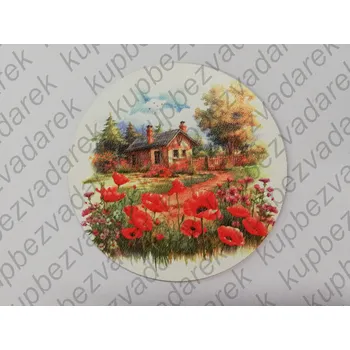 Podtácek - Dům se zahradkou Velikost: 15cm