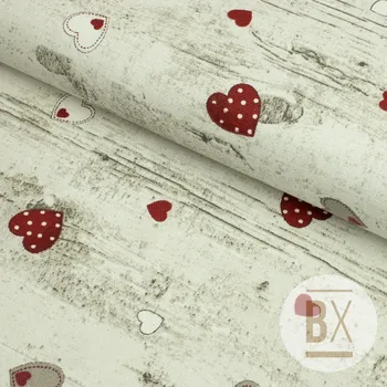 Bavlna Tália - Srdíčka Vintage