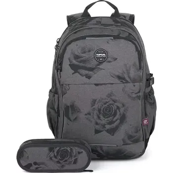 Školní batoh Studentský batoh s růžemi Topgal RONY 25027 SET STUDENT
