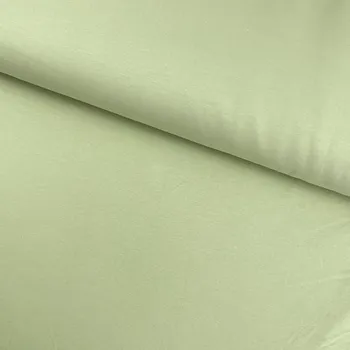 Teplákovina s lycrou Gold - Zelená Tarragon