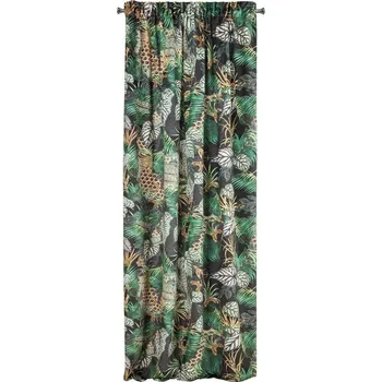 Závěs HOTOVÝ ZÁVĚS ARGOS NA PÁSCE 140X270 CM ČERNÁ