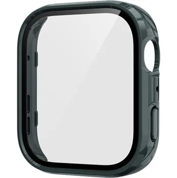 Ostatní příslušenství k chytrým hodinkám VSECHNONAMOBIL 109834 PC FULL COVER Plastový kryt se sklem pro Huawei Watch Fit 4 tmavě zelený