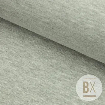 Teplákovina počesaná 300g - Šedý melír 8%