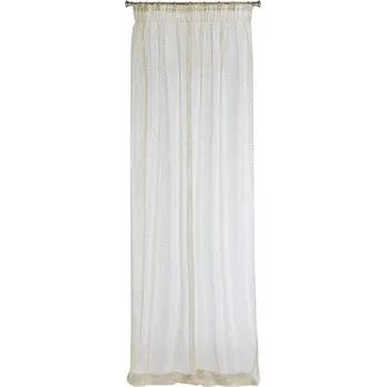 Záclona HOTOVÁ ZÁCLONA BONITA NA PÁSCE 140X270 CM KRÉMOVÁ