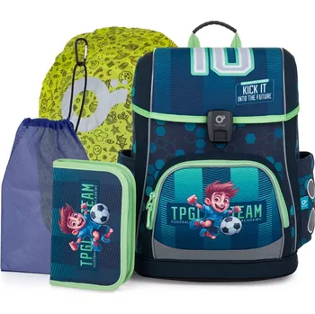 Školní batoh Lehká aktovka Fotbal Topgal AIRA 25011 SET LARGE