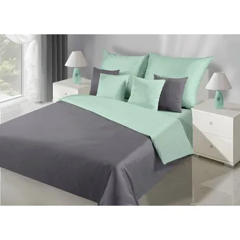 Povlečení POSTEĽNÁ SÚPRAVA N 155X220 CM, 1 KS. 80X80 CM MINT