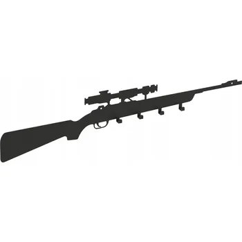 Věšák Šatní ramínko kovový Domer černý