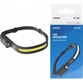 Čelovka Akumulátor LED Čelovka SAVIO FL-02 s elastickým popruhem