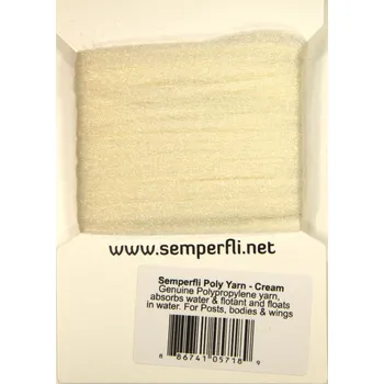 Semperfli Poly Yarn Cream